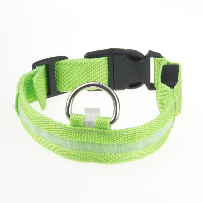 LED Glow Dog Leash & Collar for Night Walk Safety