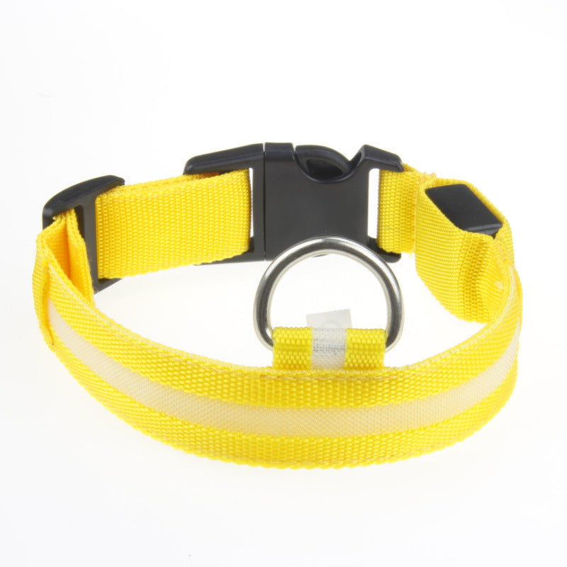 LED Glow Dog Leash & Collar for Night Walk Safety