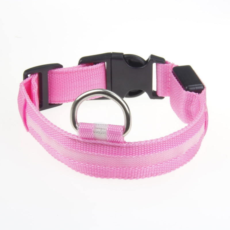 LED Glow Dog Leash & Collar for Night Walk Safety
